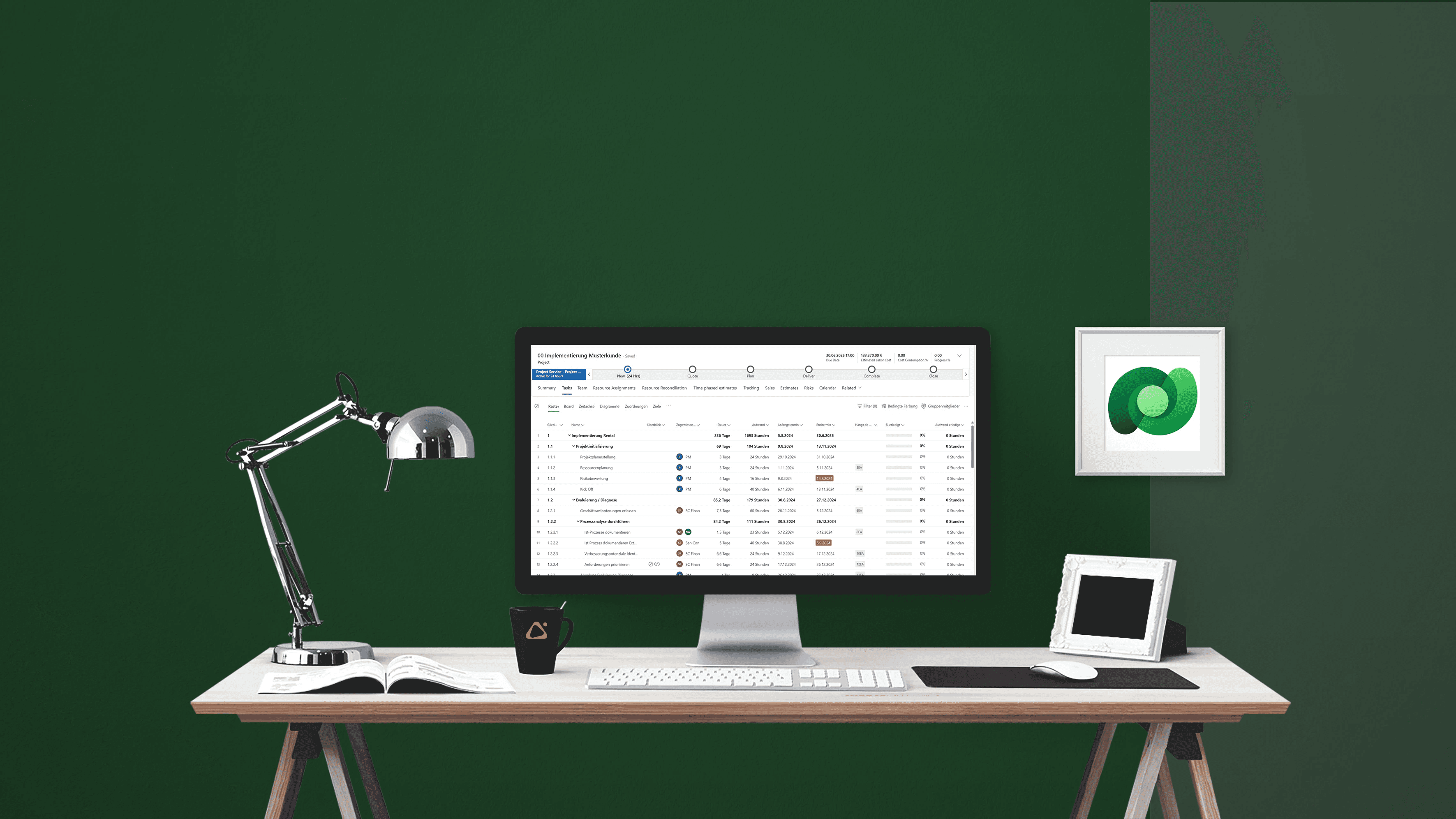 Project Contract and PSP in Dynamics 365 Project Operations Training